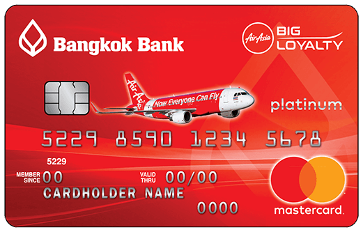 สมัครบัตรเครดิตกรุงเทพแอร์เอเชีย