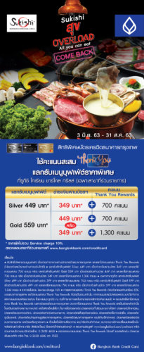 บัตรเครดิตกรุงเทพ โปรโมชั่น