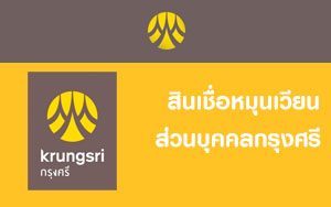 สินเชื่อส่วนบุคคลกรุงศรี
